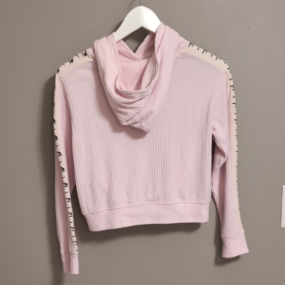 Nike Pink Ribbed Kids Hoodie - 3Brand By Russell Wilson - Picture 6 of 6